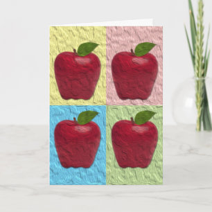 Cartes Pour Fêtes Annuelles Apple Rosh Hashanah Salutation