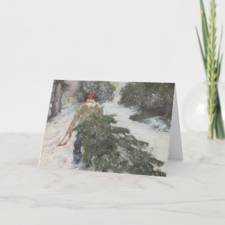 Cartes Pour Fêtes Annuelles Apport à la maison de l'arbre