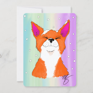 Cartes Pour Fêtes Annuelles Apprécier la neige !