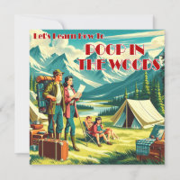 Apprenons à piquer dans le camping des bois