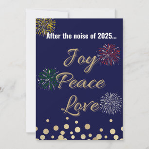 Cartes Pour Fêtes Annuelles Après le bruit de la photo de Noël 2025