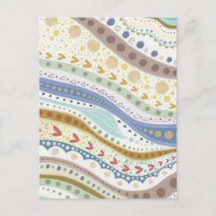 Cartes Pour Fêtes Annuelles Aquarelle abstrait motif transparent