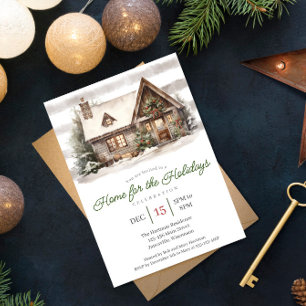 Cartes Pour Fêtes Annuelles Aquarelle confortable Accueil pour la Fête des Vac