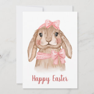 Cartes Pour Fêtes Annuelles Aquarelle Lapin de Pâques lapin