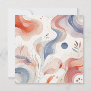 Cartes Pour Fêtes Annuelles Aquarelle Nature 12