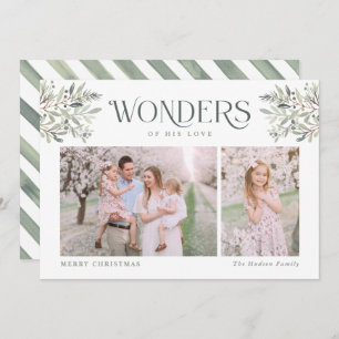 Cartes Pour Fêtes Annuelles Aquarelle Noël Foliage Religieux Voiture de Vacanc