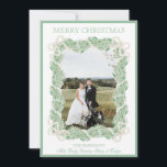 Cartes Pour Fêtes Annuelles Aquarelle Noël Garland Stocker trois photos<br><div class="desc">Aquarelle Noël Garland Stocking Vintage Trois photos Carte de vacances. Cette belle carte photo de Noël présente une guirlande de Noël aquarelle avec des arcs blancs comme cadre pour une photo. Le retour de l'invitation est Noël Stockings avec la guirlande de Noël et arcs. Il est parfait si vous cherchez...</div>