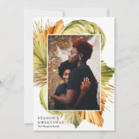 Aquarelle Palms d'Afrique Bonnes Fêtes photo