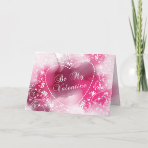 Cartes Pour Fêtes Annuelles Aquarelle rose Valentine