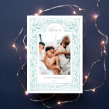 Aquarelle Vintage cadre botanique