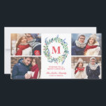 Cartes Pour Fêtes Annuelles Aquarelle Wirlande Monogramme 4 Vacances photo<br><div class="desc"></div>