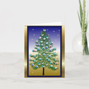 Cartes Pour Fêtes Annuelles Arbre