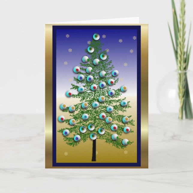 Cartes Pour Fêtes Annuelles Arbre (Devant)
