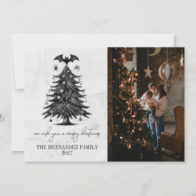 Cartes Pour Fêtes Annuelles Arbre à chaume (Devant)