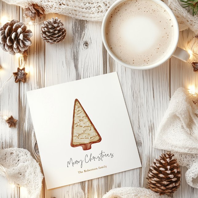 Cartes Pour Fêtes Annuelles Arbre à cookies de Noël (Créateur téléchargé)