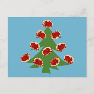 Cartes Pour Fêtes Annuelles Arbre à viande de vacances