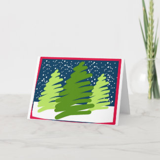 Cartes Pour Fêtes Annuelles Arbre abstrait 2