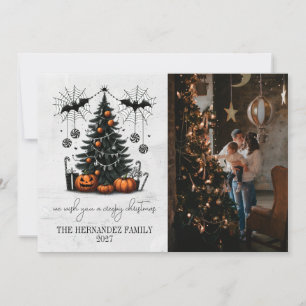 Cartes Pour Fêtes Annuelles Arbre Citrouille de vacances