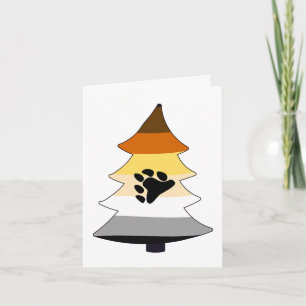 Cartes Pour Fêtes Annuelles Arbre de Fête de la Fierté de l'Ours