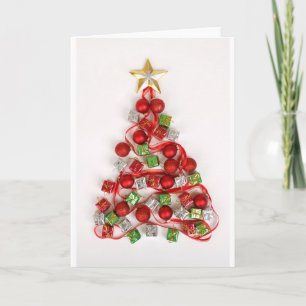 Cartes Pour Fêtes Annuelles Arbre de Noël