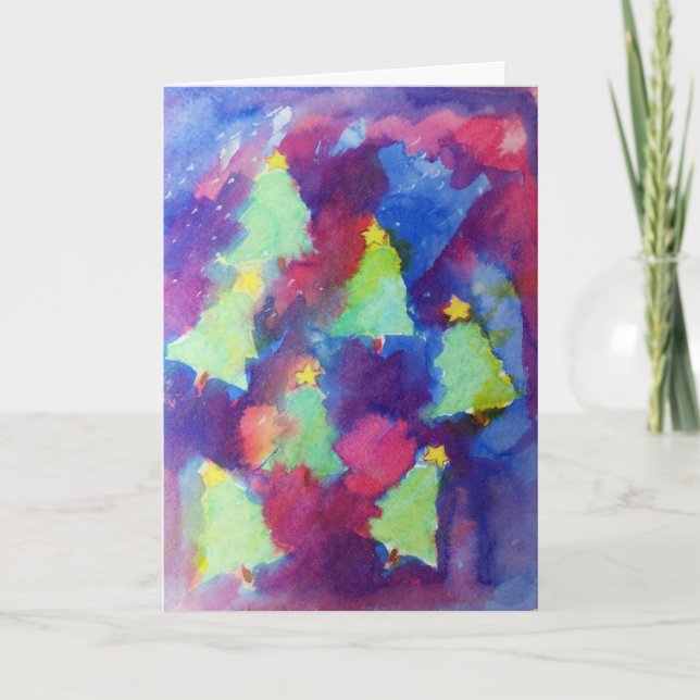 CARTES POUR FÊTES ANNUELLES ARBRE DE NOËL (Devant)