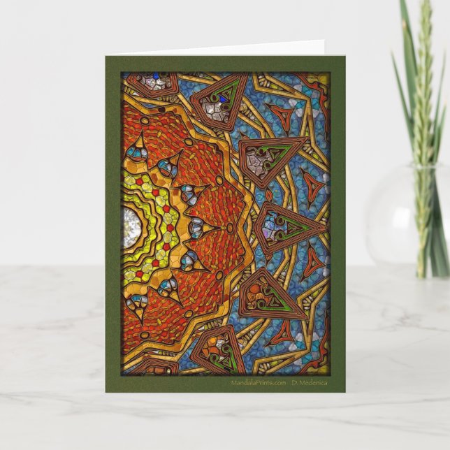 Cartes Pour Fêtes Annuelles Arbre de Noël (Devant)