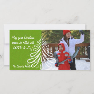 Cartes Pour Fêtes Annuelles Arbre de Noël brillant