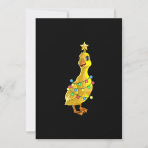 Cartes Pour Fêtes Annuelles Arbre de Noël Canard T Lumières Décor Étoile Cadea