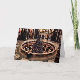 Cartes Pour Fêtes Annuelles Arbre de Noël de capitol du Wisconsin
