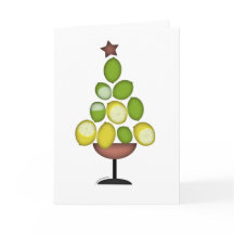 arbre de Noël de chaux de citron avec