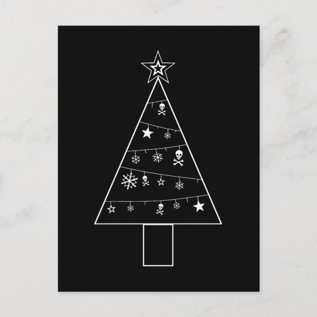 Cartes Pour Fêtes Annuelles Arbre de Noël de DOOM (Devant)