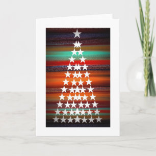 Cartes Pour Fêtes Annuelles Arbre de Noël de Navajo