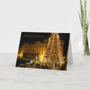 Cartes Pour Fêtes Annuelles arbre de Noël de Prague