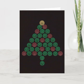 Cartes Pour Fêtes Annuelles Arbre de Noël de Shell de fusil de chasse