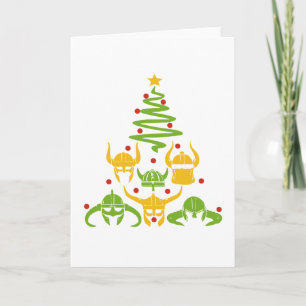 Cartes Pour Fêtes Annuelles Arbre de Noël de Viking le Valhöll
