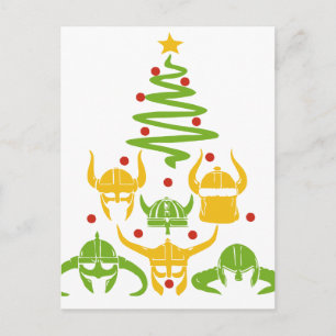Cartes Pour Fêtes Annuelles Arbre de Noël de Viking le Valhöll