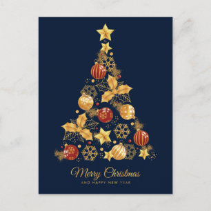 Cartes Pour Fêtes Annuelles Arbre de Noël décoratif