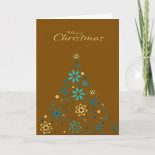 Cartes Pour Fêtes Annuelles Arbre de Noël décoratif pour des vœux de joyeuses