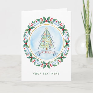 Cartes Pour Fêtes Annuelles Arbre de Noël dentaire Dentiste Noël Vacances de N