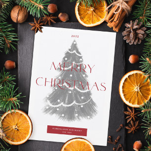 Cartes Pour Fêtes Annuelles Arbre de Noël d'entreprise Joyeux Noël