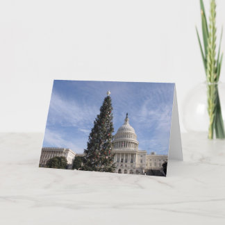 Cartes Pour Fêtes Annuelles Arbre de Noël des USA Capitol Hill
