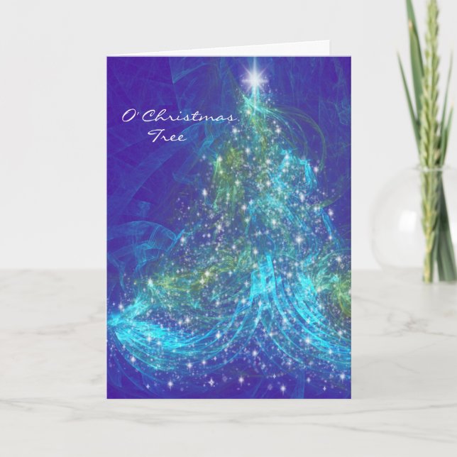 CARTES POUR FÊTES ANNUELLES ARBRE DE NOËL D'O (Devant)