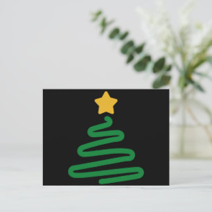 Cartes Pour Fêtes Annuelles Arbre de Noël drôle