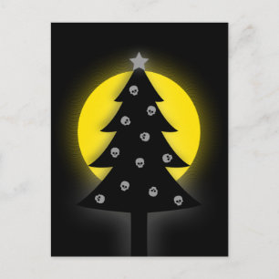 Cartes Pour Fêtes Annuelles Arbre de Noël éffrayant