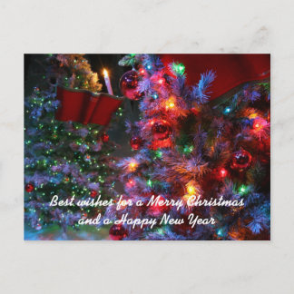 Cartes Pour Fêtes Annuelles Arbre de Noël en pleine couleur !