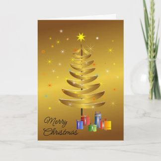 Cartes Pour Fêtes Annuelles Arbre de Noël et cadeaux