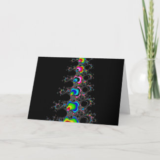 Cartes Pour Fêtes Annuelles Arbre de Noël - Fractral