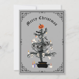 Cartes Pour Fêtes Annuelles Arbre de Noël gothique