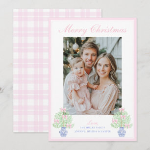 Cartes Pour Fêtes Annuelles Arbre de Noël grandmillénaire au pot de gingembre