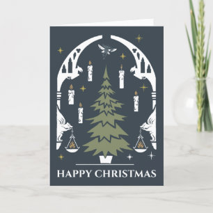 Cartes Pour Fêtes Annuelles Arbre de Noël magique HARRY POTTER™